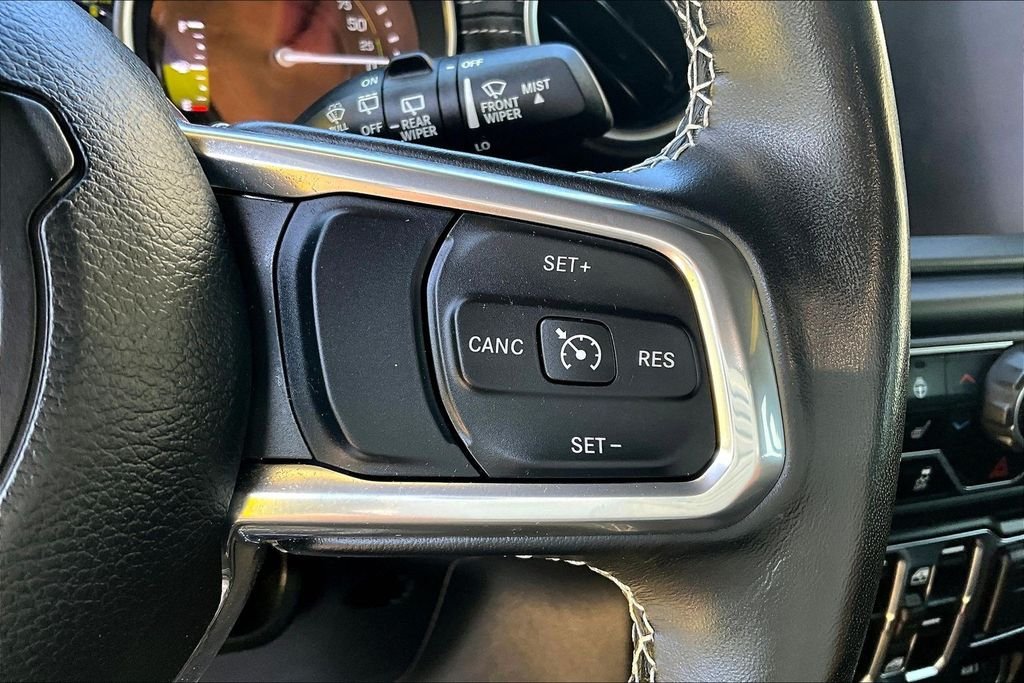 Used 2022 High Velocity Clearcoat Jeep Unlimited Sahara 4xe image 12