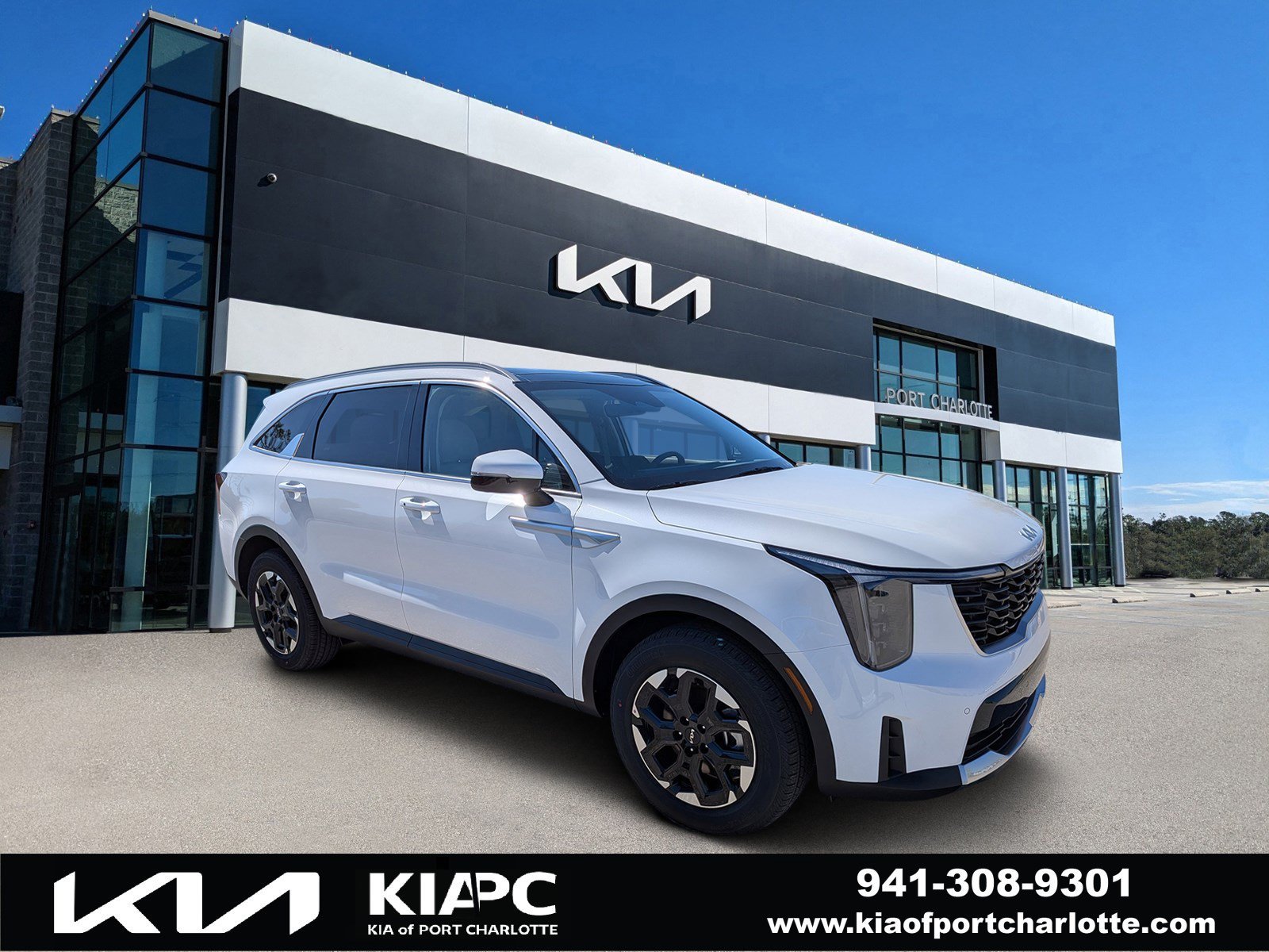 New 2026 Glacial White Pearl Kia S image 1