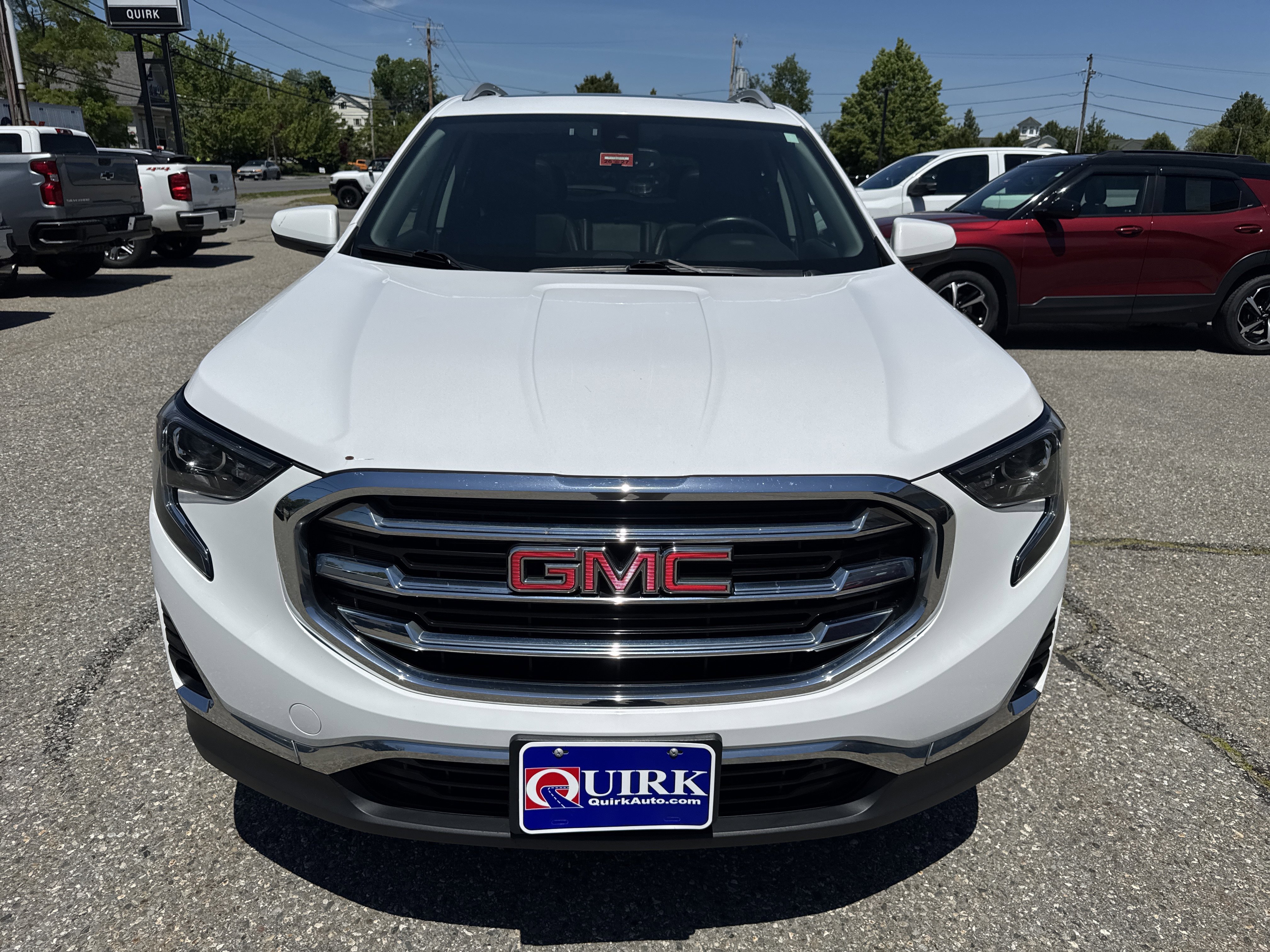 Used 2018 Summit White GMC SLT Diesel image 2