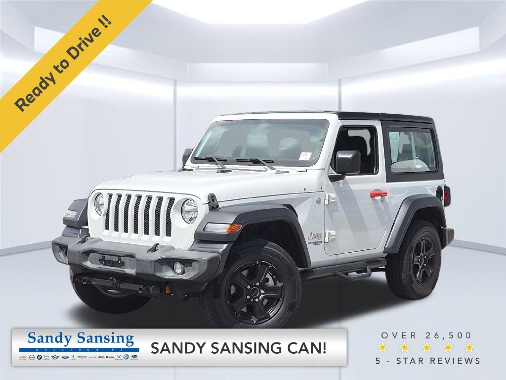 Used 2019 White Jeep Sport S image 1
