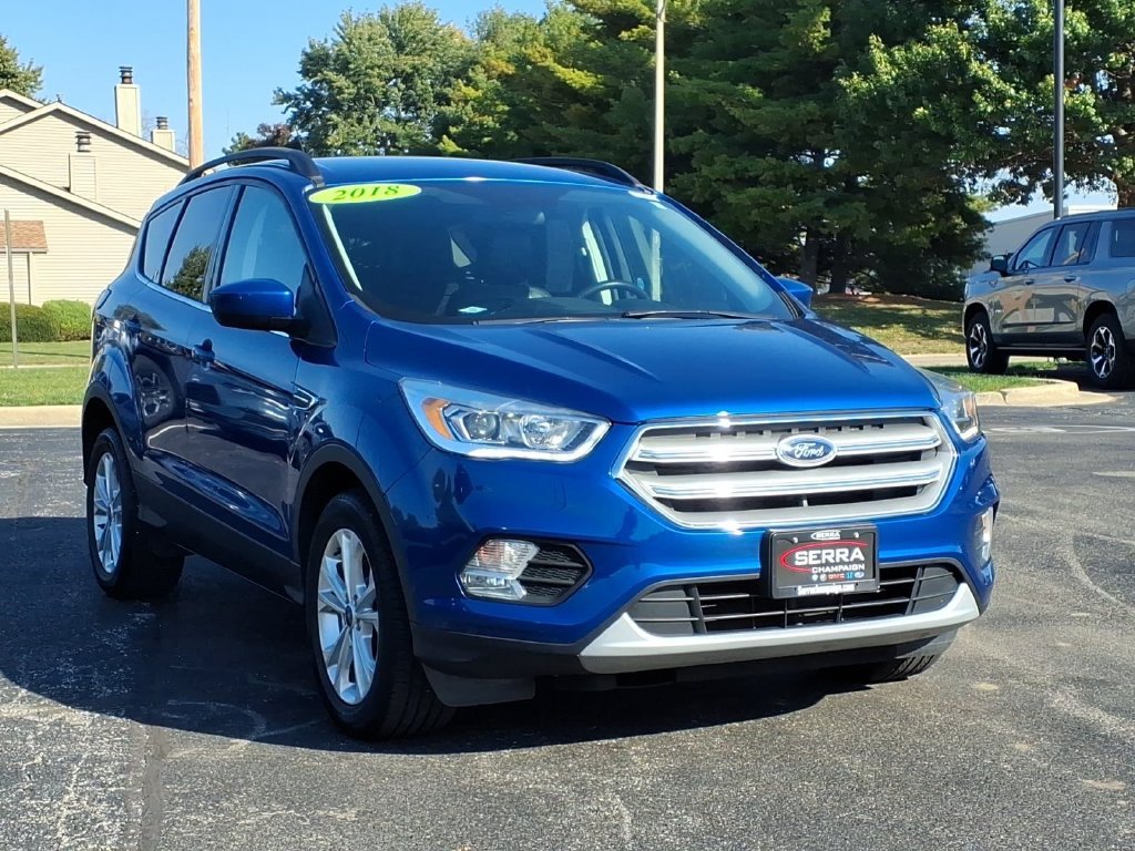 Used 2018 Lightning Blue Metallic Ford SEL image 14