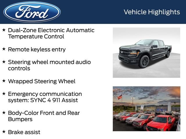 New 2026 Agate Black Metallic Ford XLT image 8