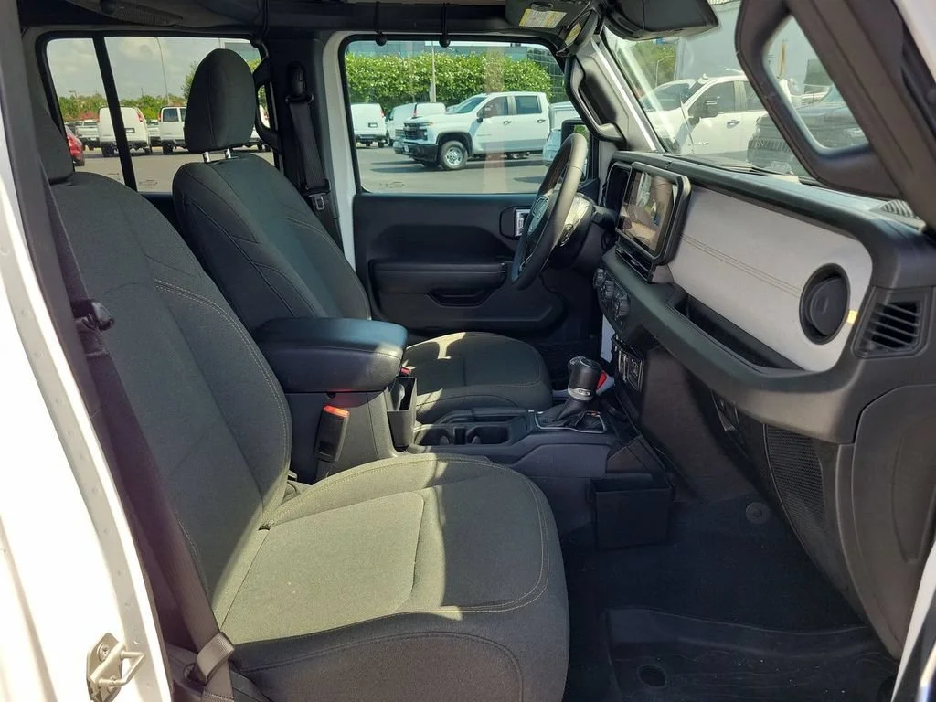 Used 2024 White Jeep 4-Door Sport S 4x4 image 33