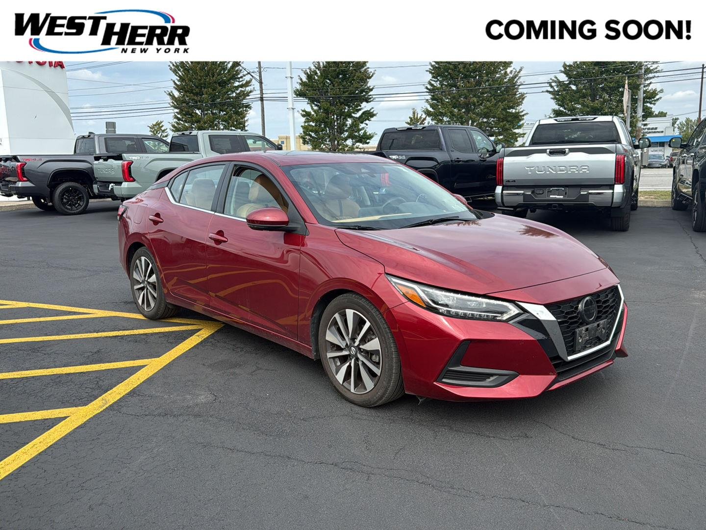 Used 2020 Scarlet Ember Tintcoat Nissan SV image 1