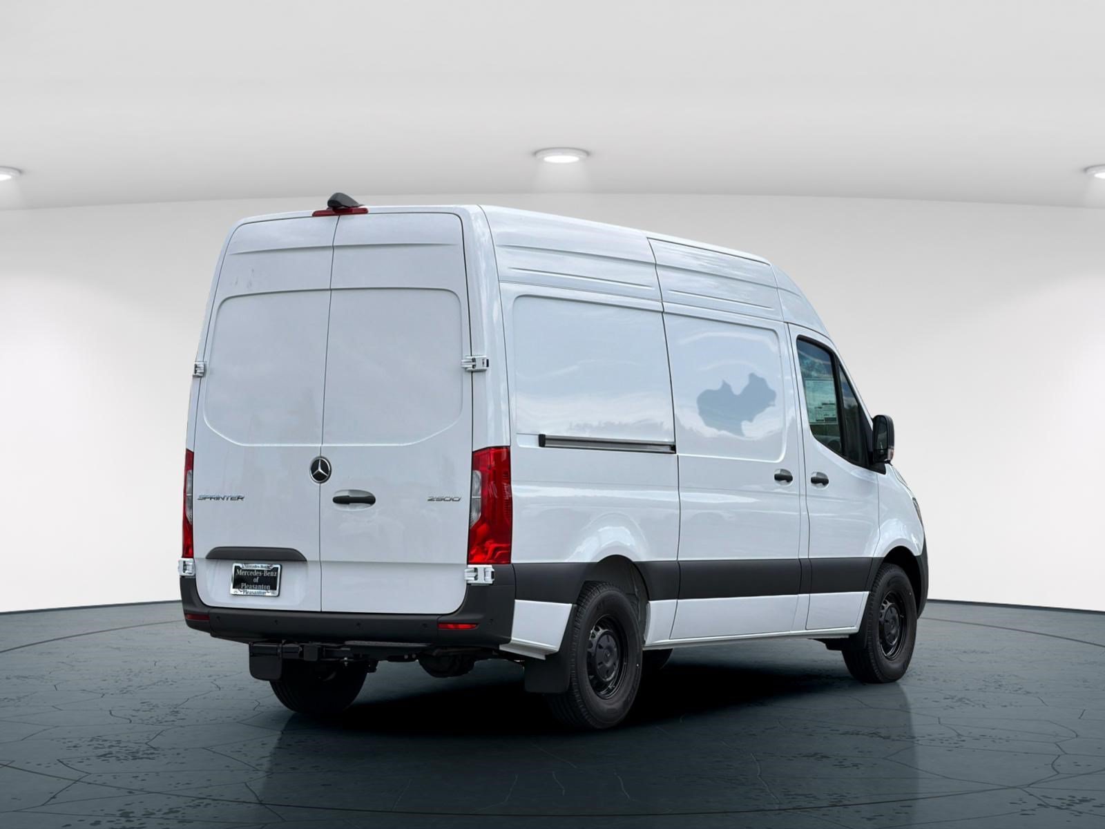 New 2026 Arctic White Mercedes-Benz 2500 High Roof SO Diesel 144 WB Ranger Shelving image 6