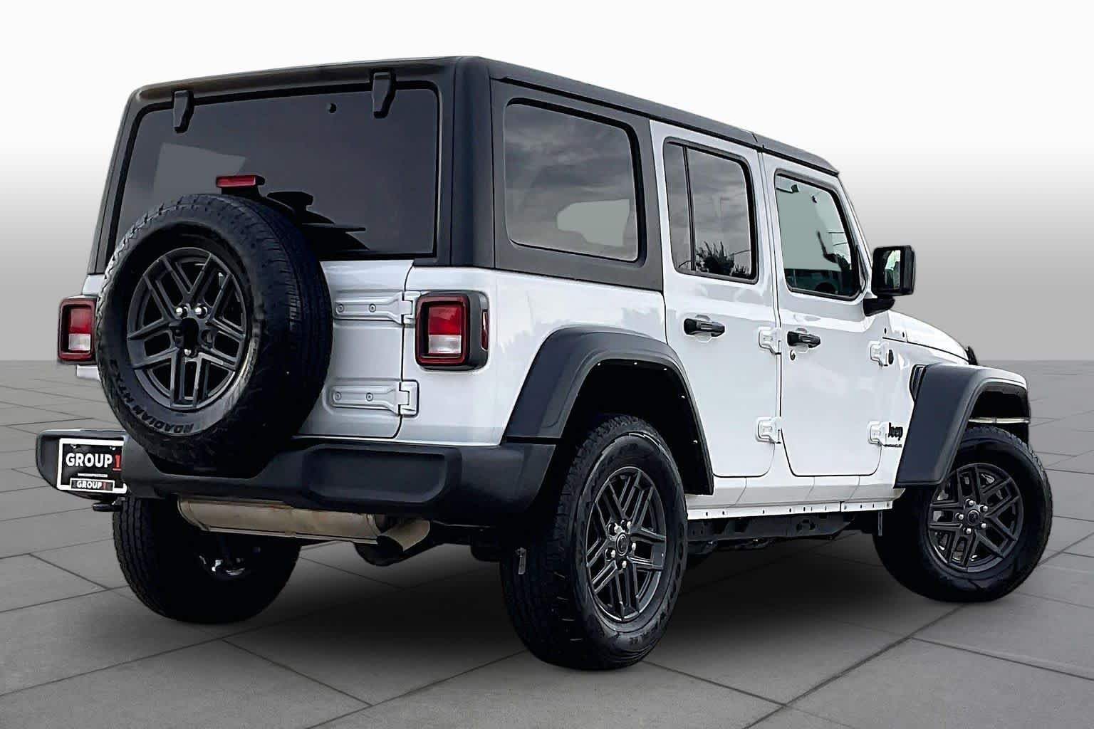 Used 2024 Bright White Clearcoat Jeep Sport S image 12