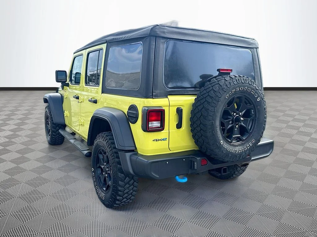 Used 2023 Yellow Jeep Willys 4xe image 8