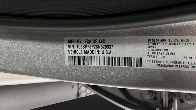 Used 2025 Billet Silver Metallic Clearcoat Ram Laramie image 27