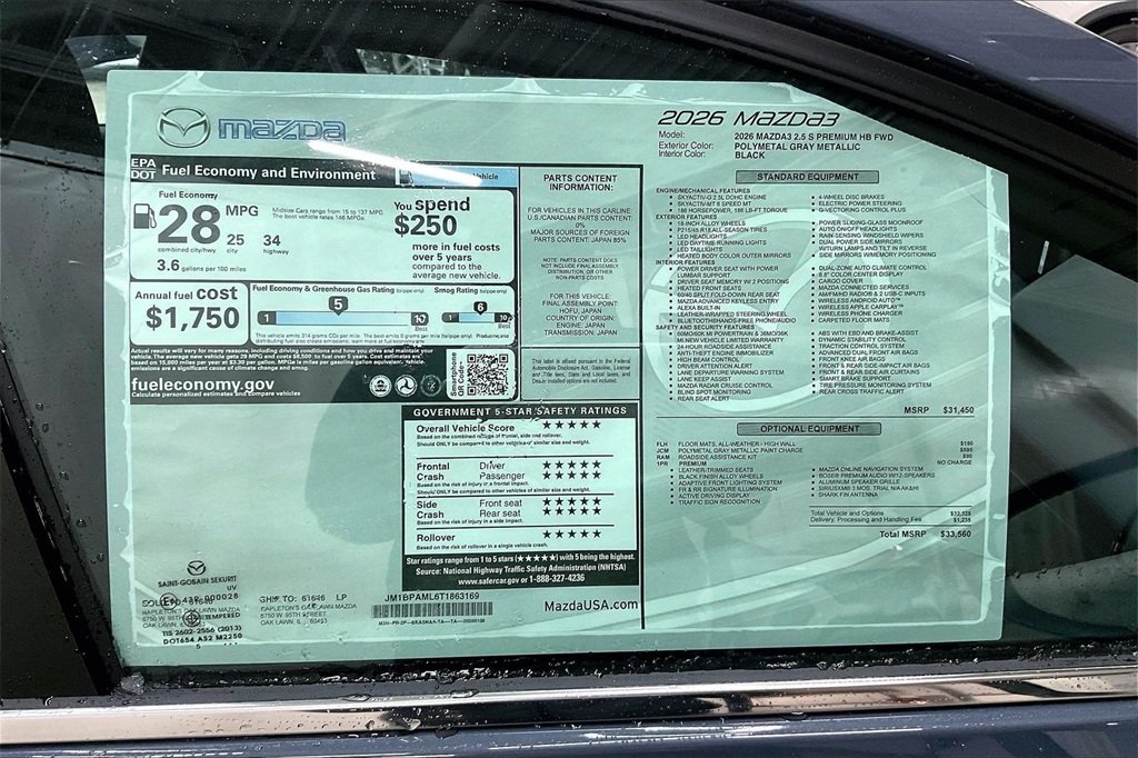2026 MAZDA MAZDA3 - Image 12