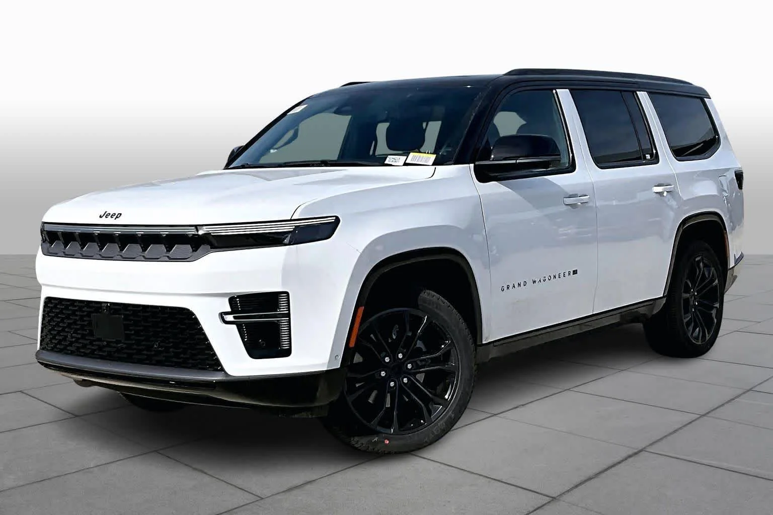 New 2026 Bright White Clear-Coat Exterior Paint Jeep Summit Obsidian image 2