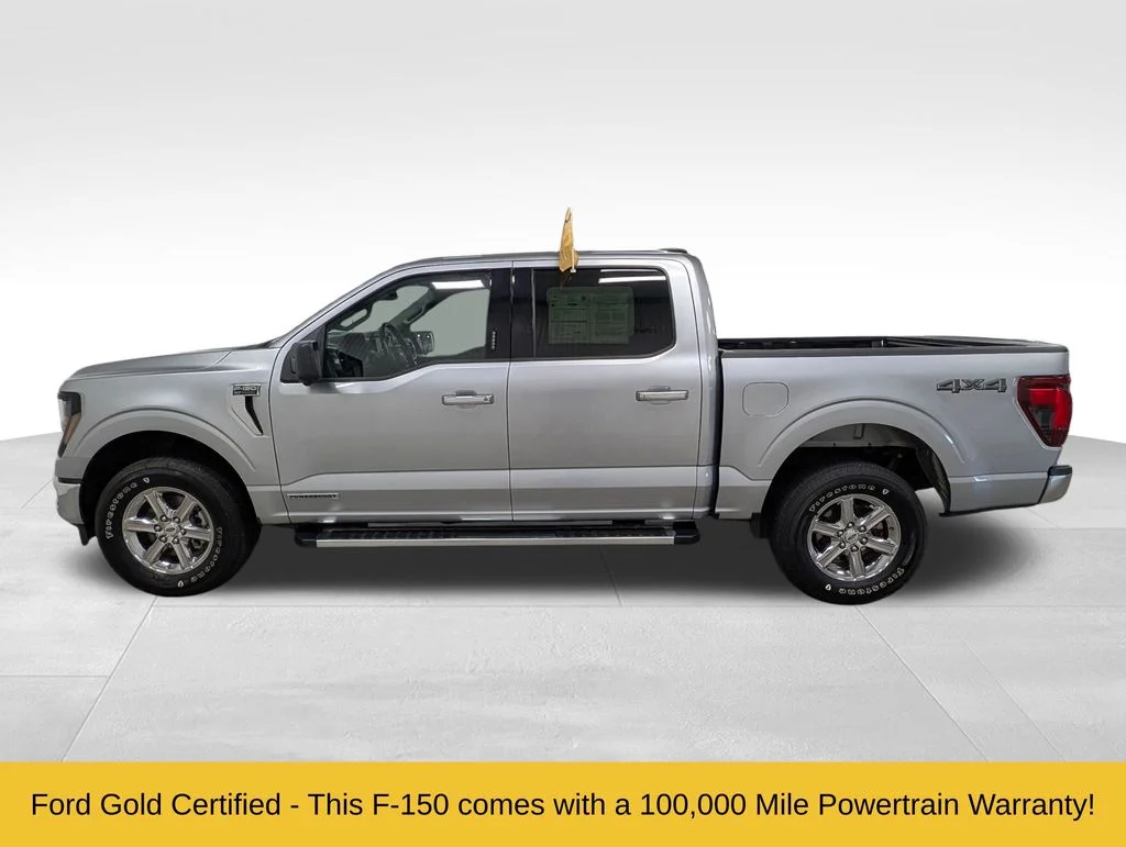 Certified Used 2024 Iconic Silver Metallic Ford XLT image 1