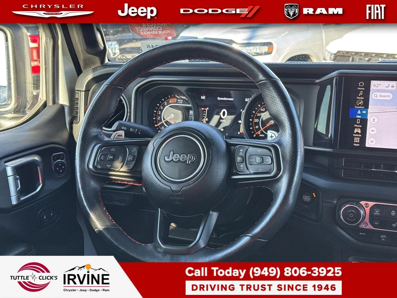 Used 2024 Silver Zynith Clearcoat Jeep Rubicon 392 image 24