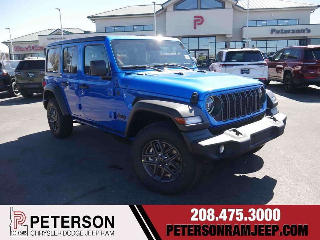 New 2026 Hydro Blue Pearlcoat Jeep Sport S image 1