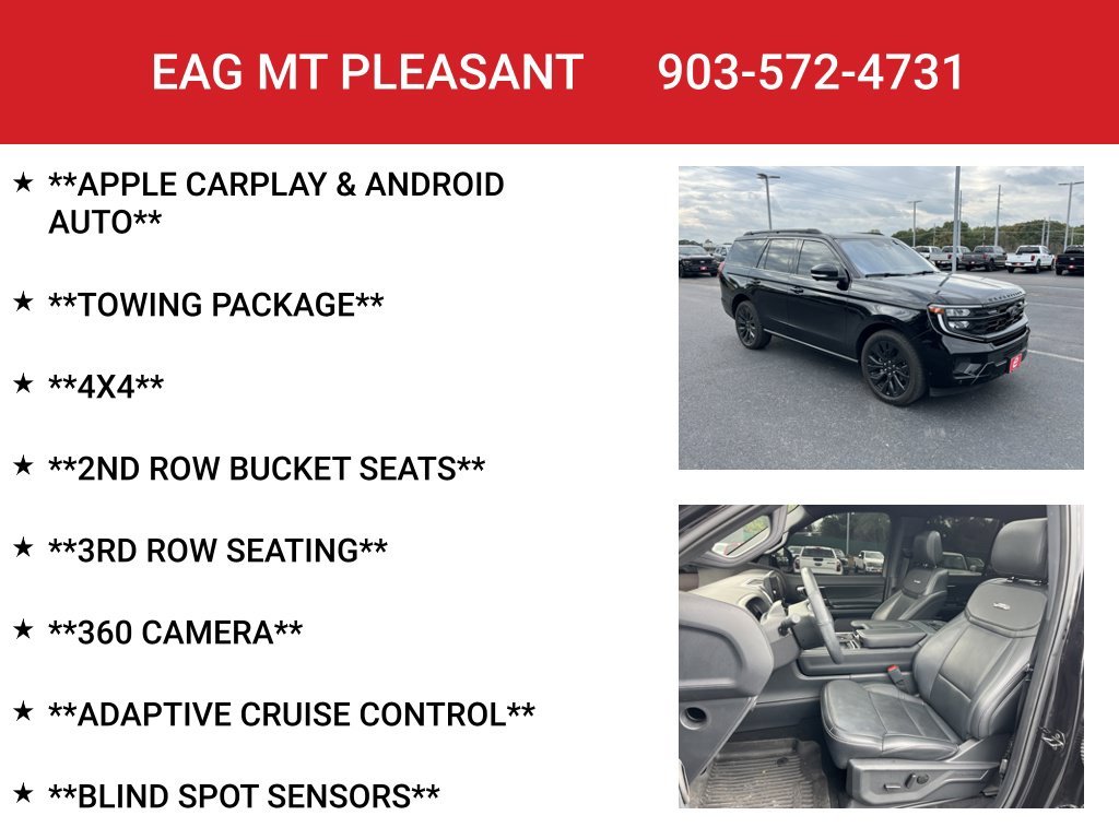Used 2025 Agate Black Metallic Ford Platinum image 8