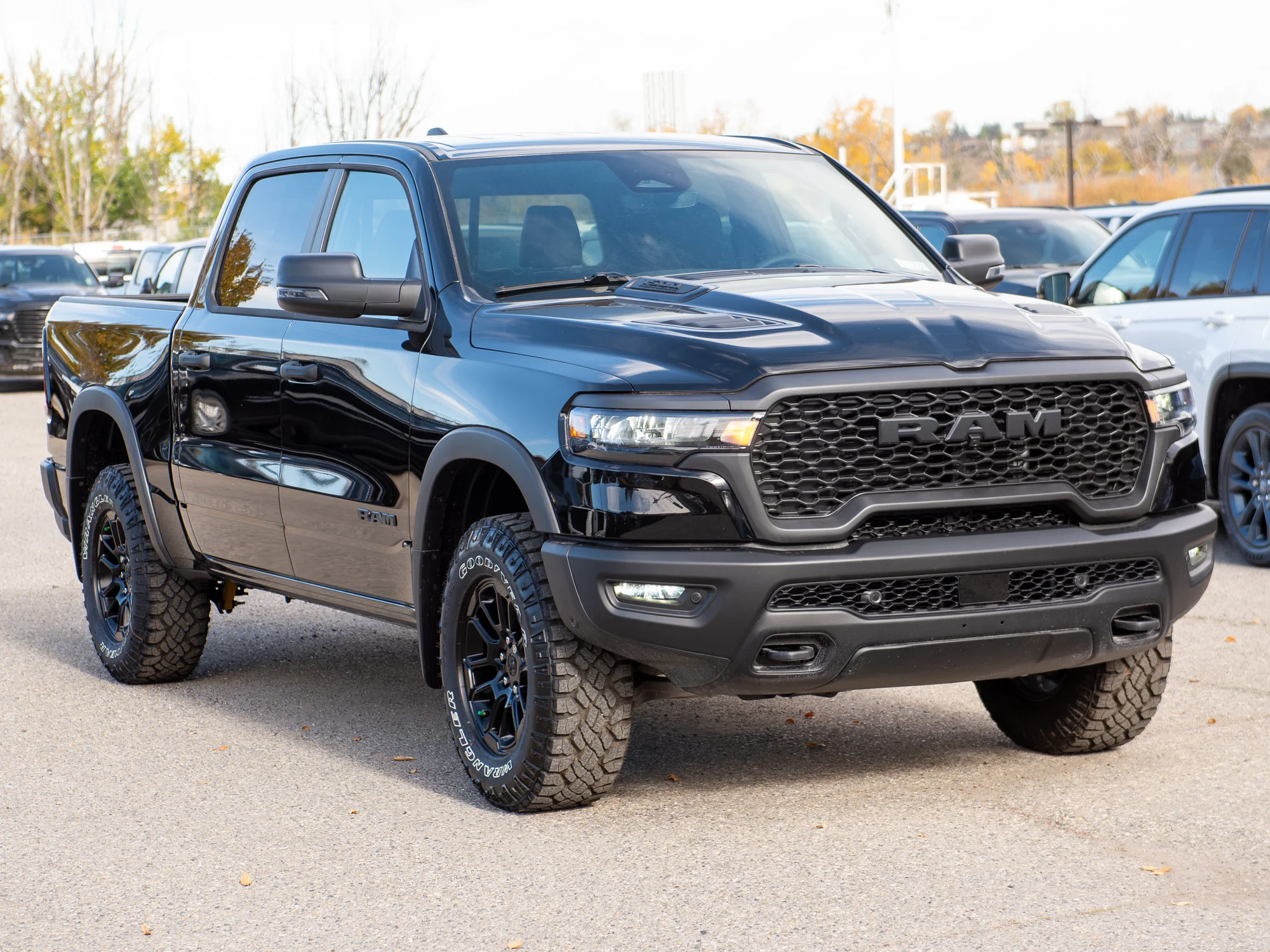 New 2026 Black RAM Rebel* Crew Cab 4x4, Heated Seats/Wheel, 33 Inch Tires, Nav, Alpine Audio image 9