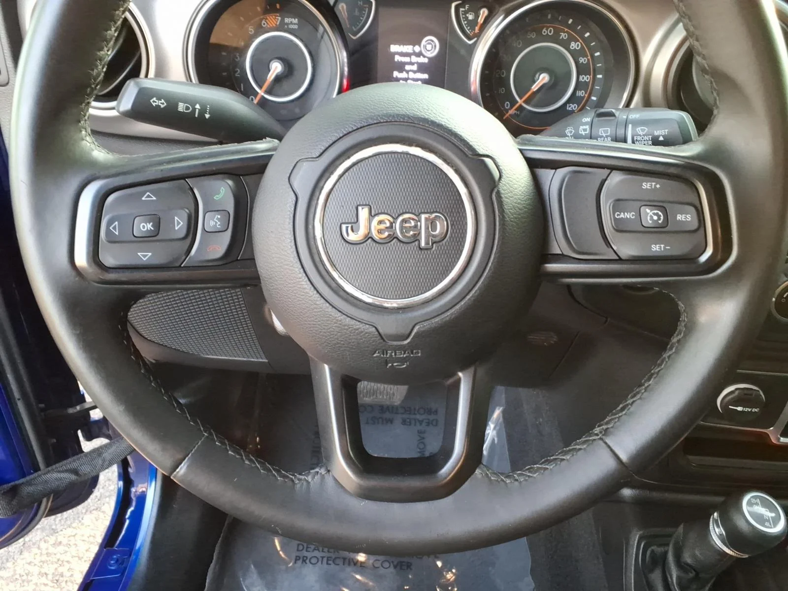 Used 2020 Ocean Blue Metallic Clear Coat Jeep Sport S image 10