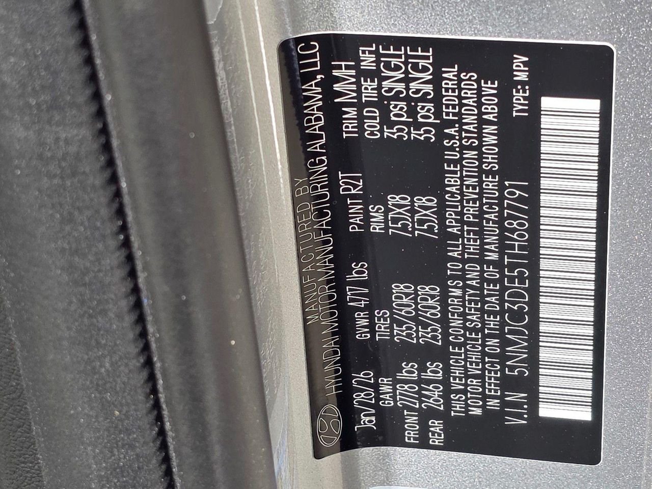New 2026 Shimmering Silver Hyundai SEL Premium FWD image 34
