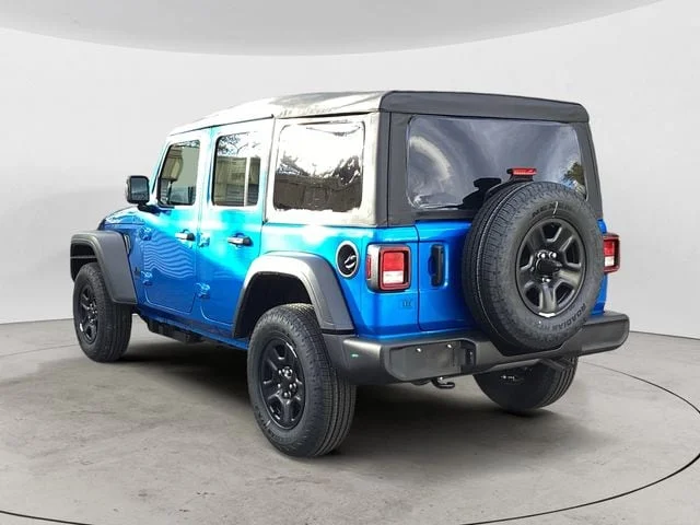 New 2026 Hydro Blue Pearl Coat Jeep 4-DOOR SPORT image 3