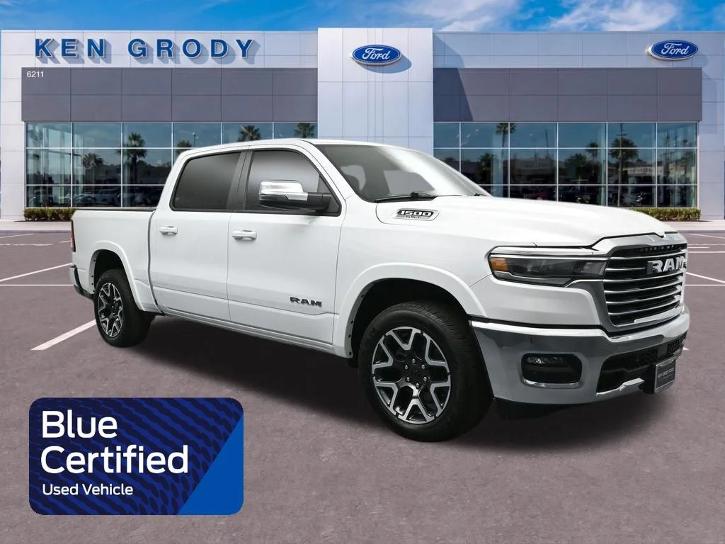 Certified Used 2025 White Ram Laramie image 1