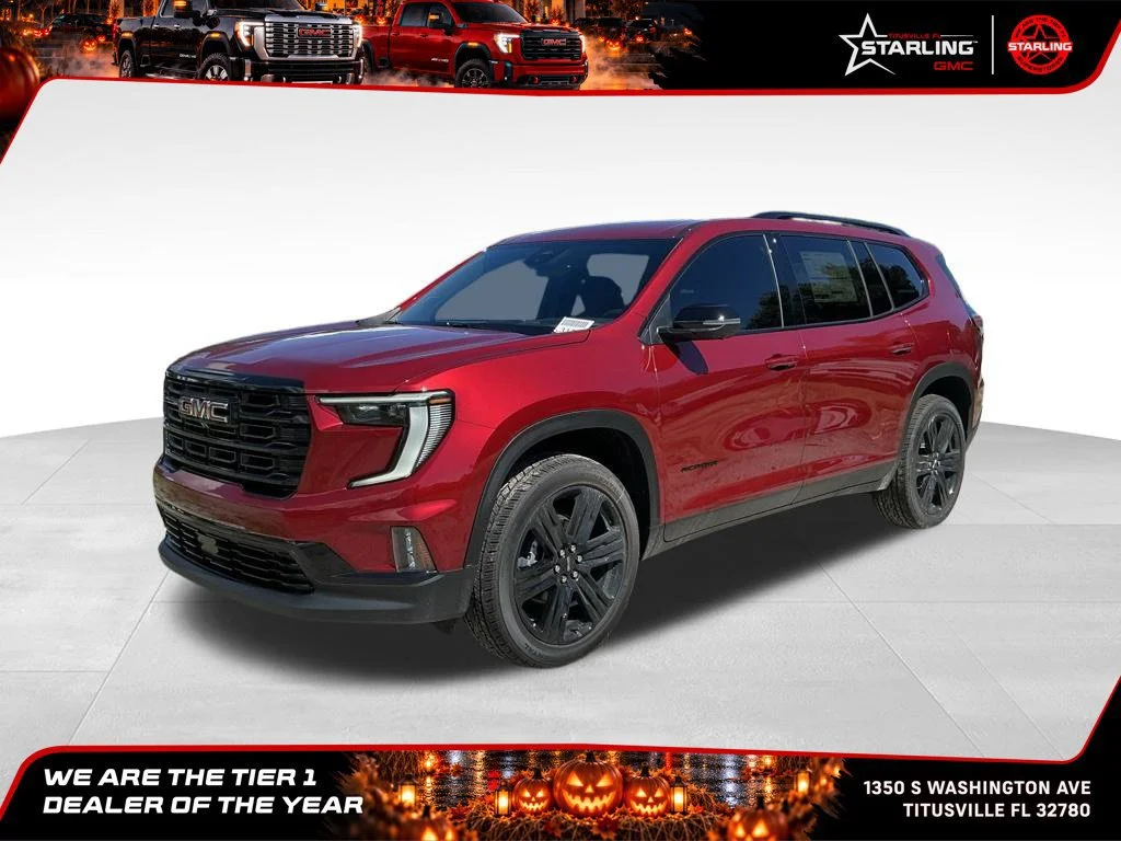 New 2026 Volcanic Red Tintcoat GMC Elevation image 1
