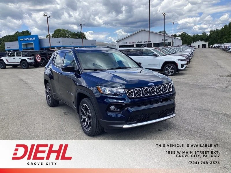 New 2026 Fathom Blue Pearl Coat Jeep Limited image 1