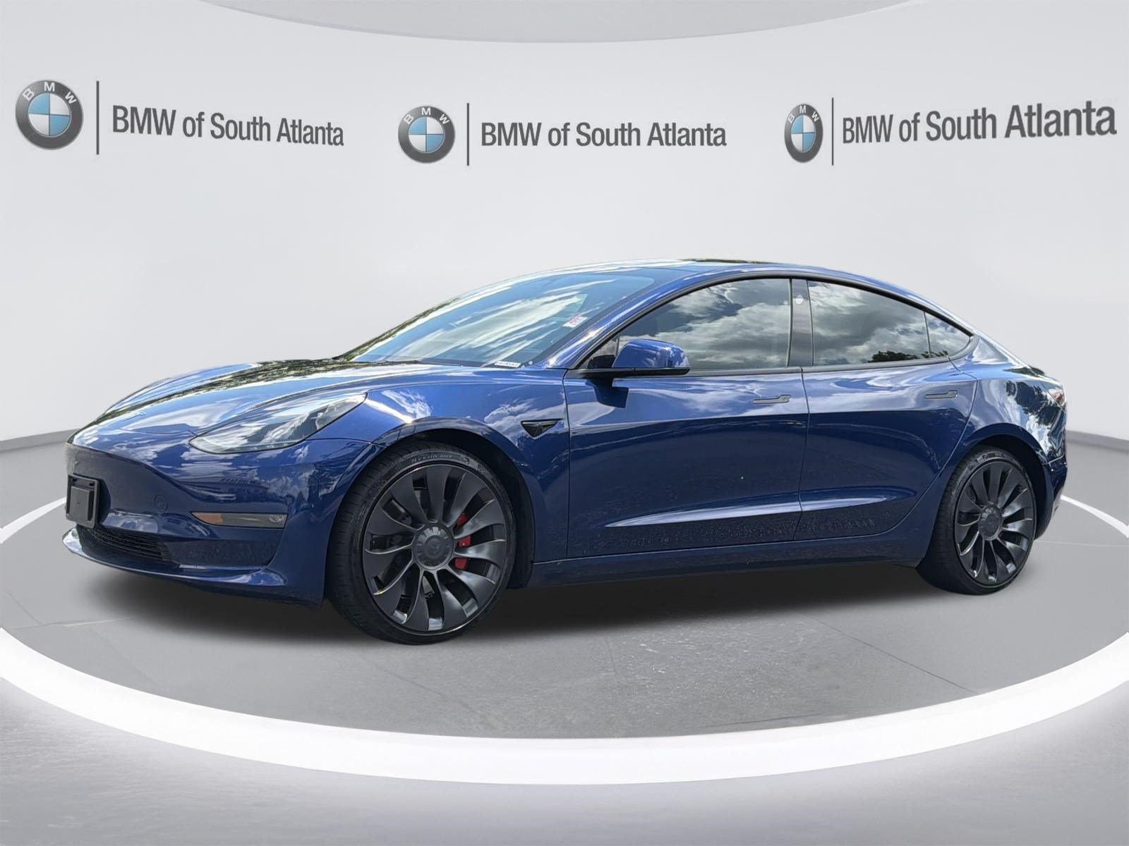 Used 2023 Deep Blue Metallic Tesla Performance image 17