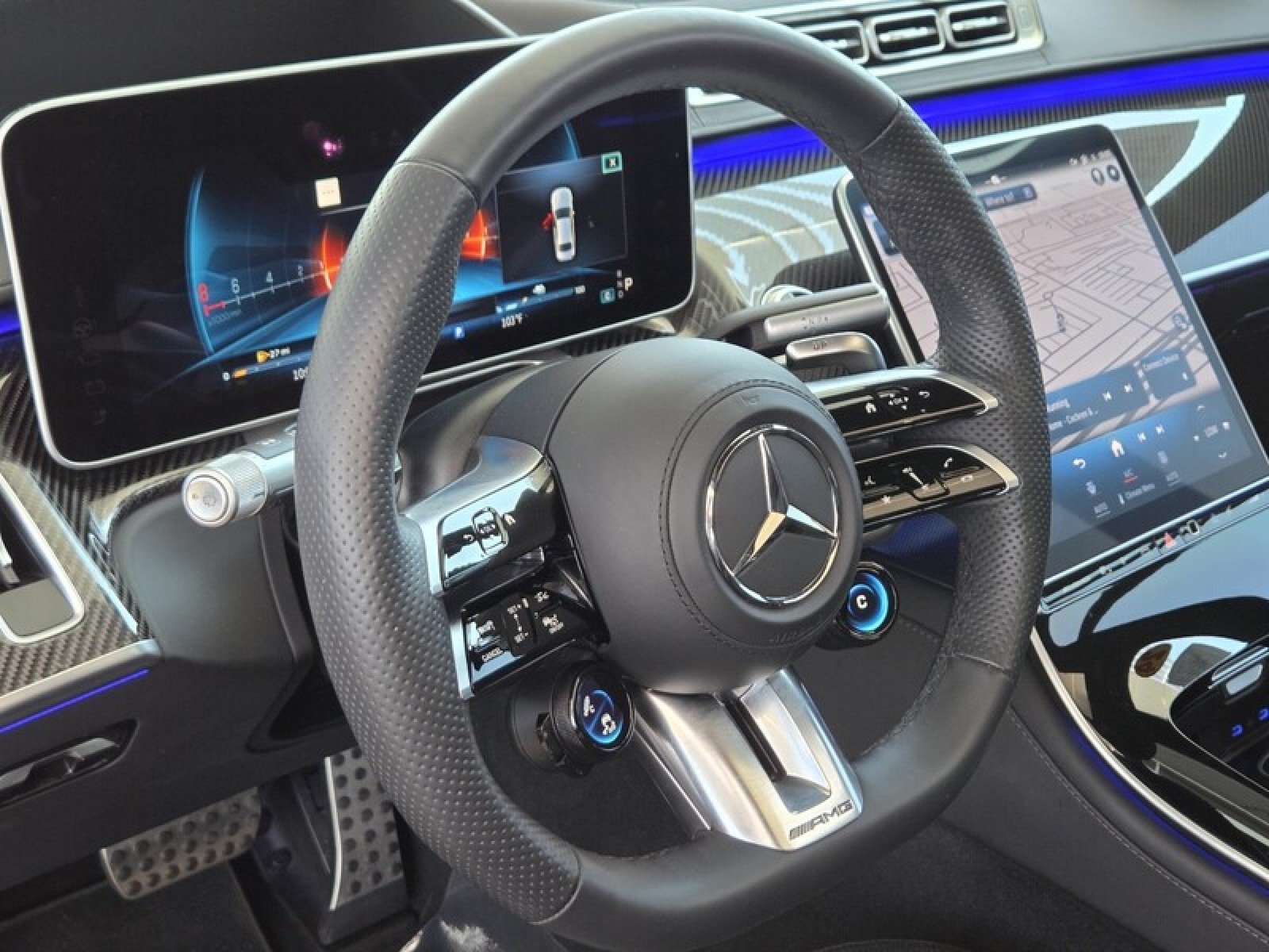 Certified Used 2024 Black Mercedes-Benz AMG® S 63 E image 25