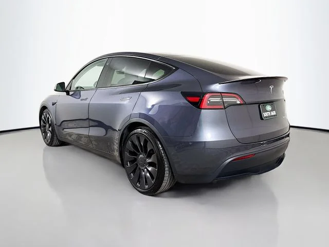 Used 2022 Gray Tesla Performance image 7
