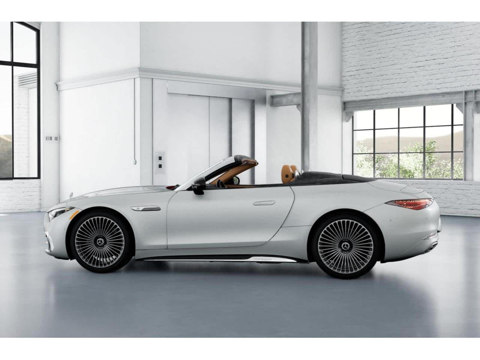 New 2027 MANUFAKTUR Moonlight White Magno Mercedes-Benz Maybach SL 680 Monogram Series image 32