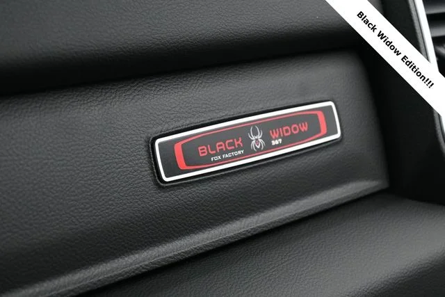 New 2026 Bright White Clear-Coat Exterior Paint RAM BLACK WIDOW EDITION image 29