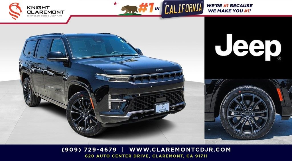 New 2026 Black Jeep Summit Obsidian image 1