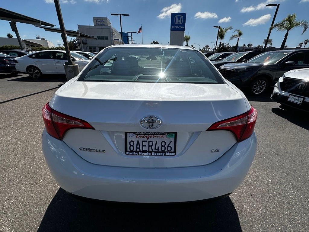 Used 2017 White Toyota LE image 7