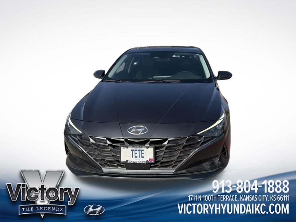 Used 2021 Hyundai Elantra Limited with VIN 5NPLP4AGXMH004691 for sale in Kansas City