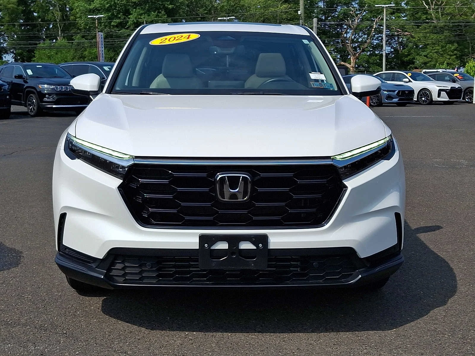 Used 2024 Platinum White Pearl Honda EX-L image 2
