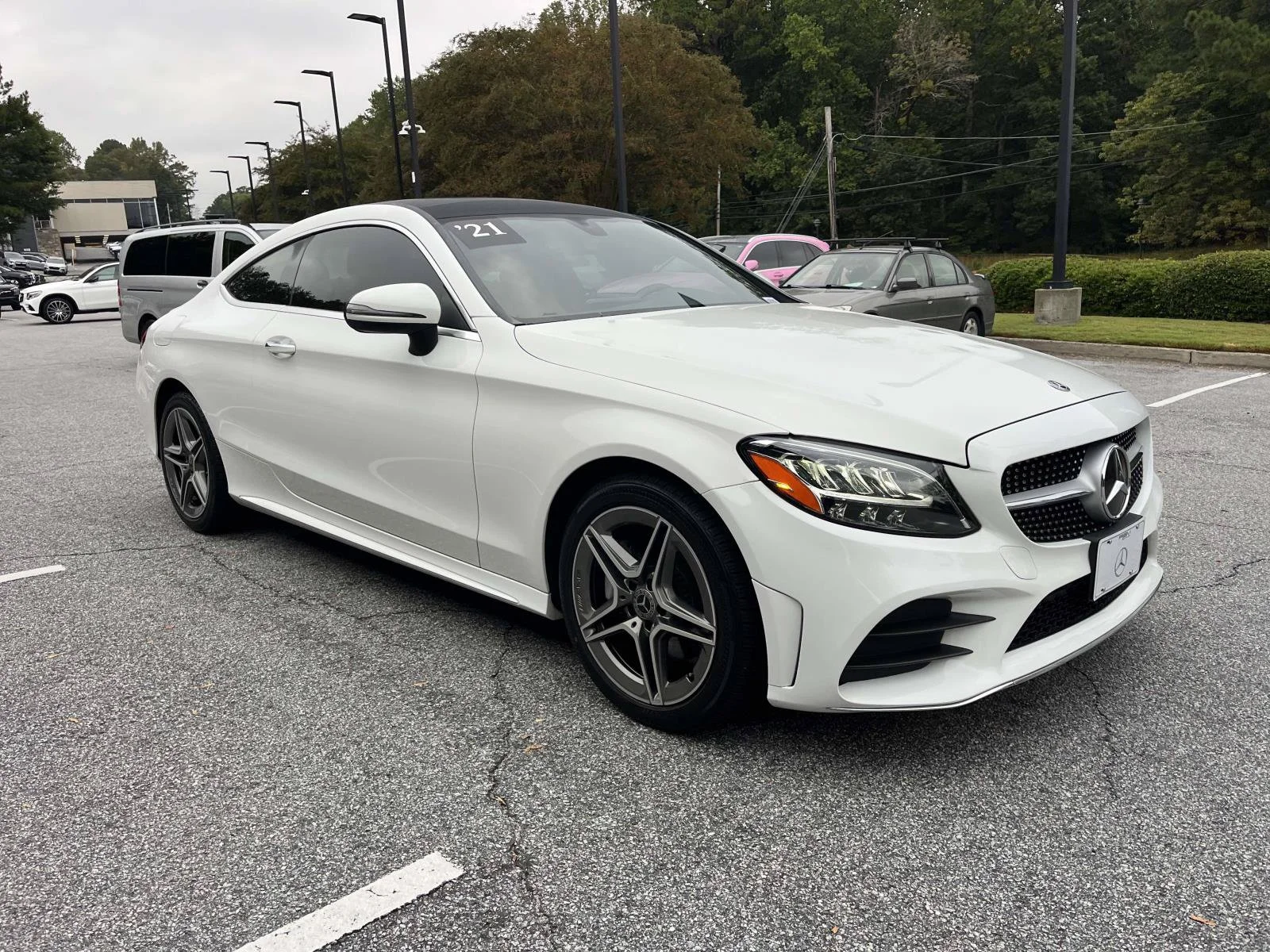 Certified Used 2021 Polar White Mercedes-Benz C 300 4MATIC® Coupe image 5