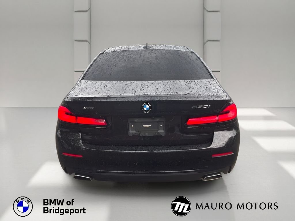 Certified Used 2023 Black BMW 530i xDrive image 4