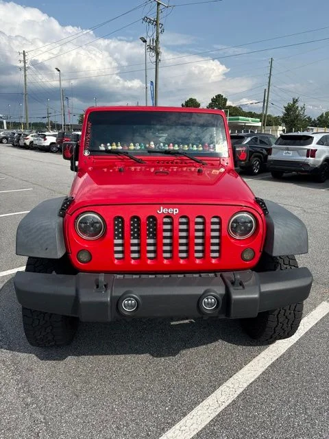 Used 2016 Firecracker Red Clearcoat Jeep Unlimited Sport image 2
