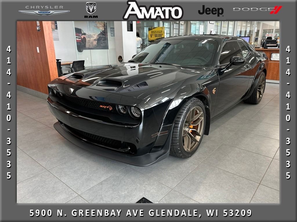 Used 2022 Black Dodge SRT Hellcat Widebody image 1