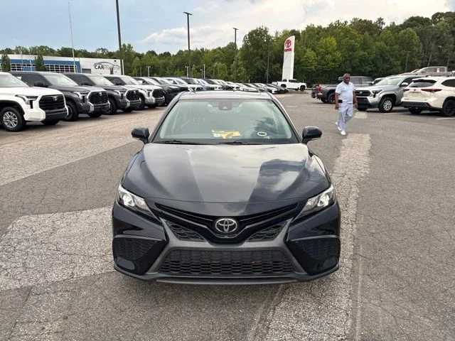 Used 2022 Black Toyota SE image 2