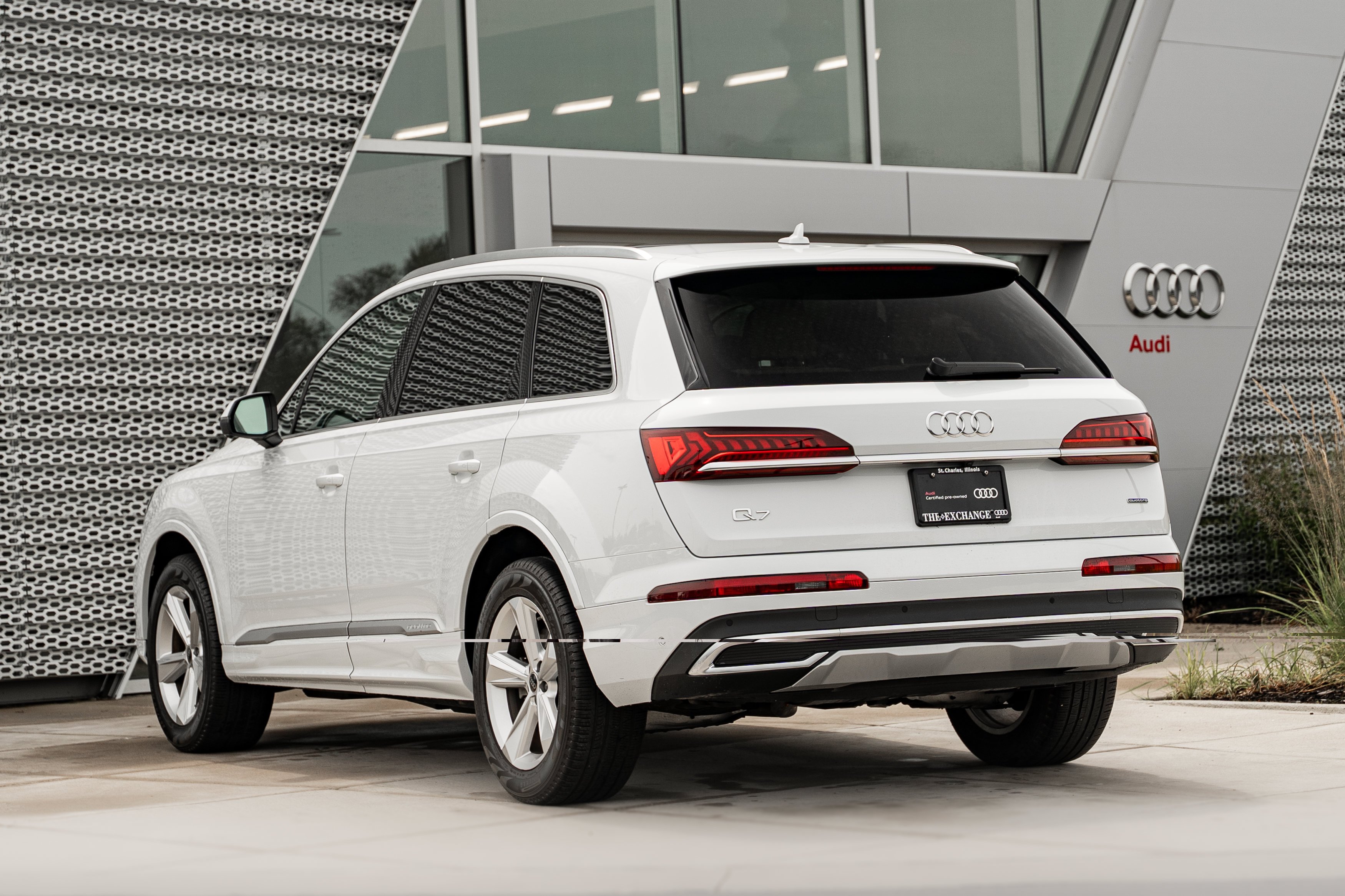 Certified Used 2023 Glacier White Metallic Audi Premium Plus image 5