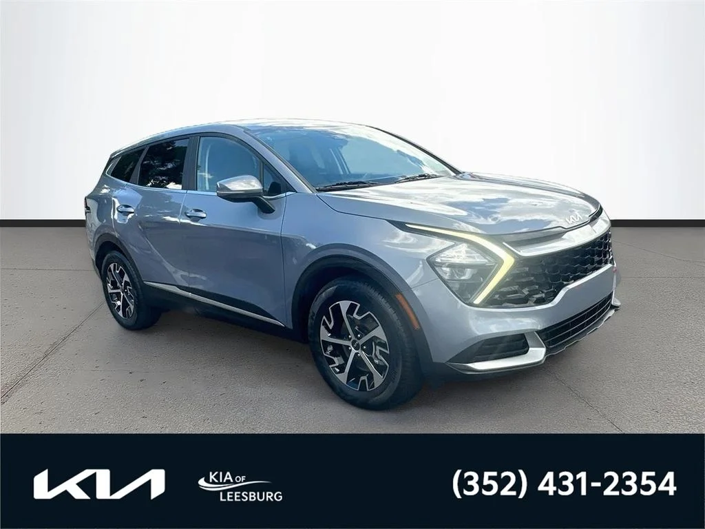 Certified Used 2023 Silver Kia EX image 1