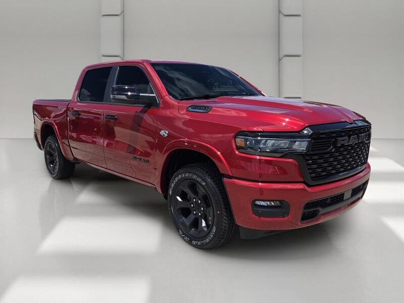 New 2026 Molten Red Pearl-Coat Exterior Paint RAM BIG HORN 4X4 CREW CAB 5