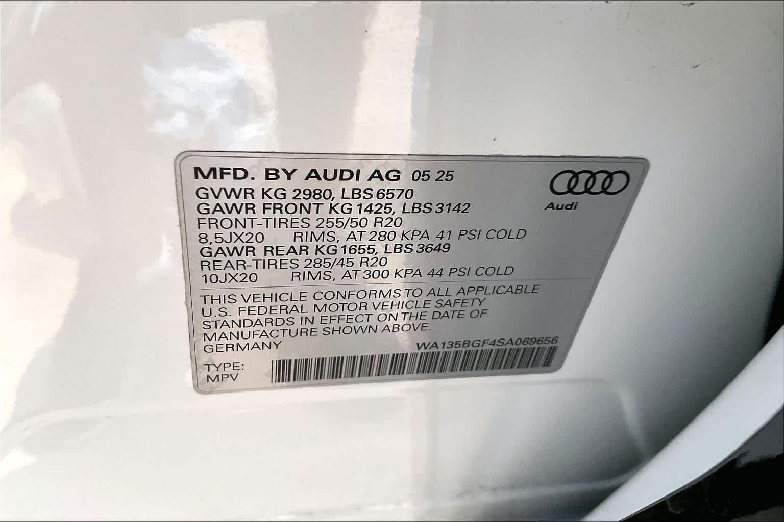 Used 2025 Glacier White Metallic Audi Prestige image 33