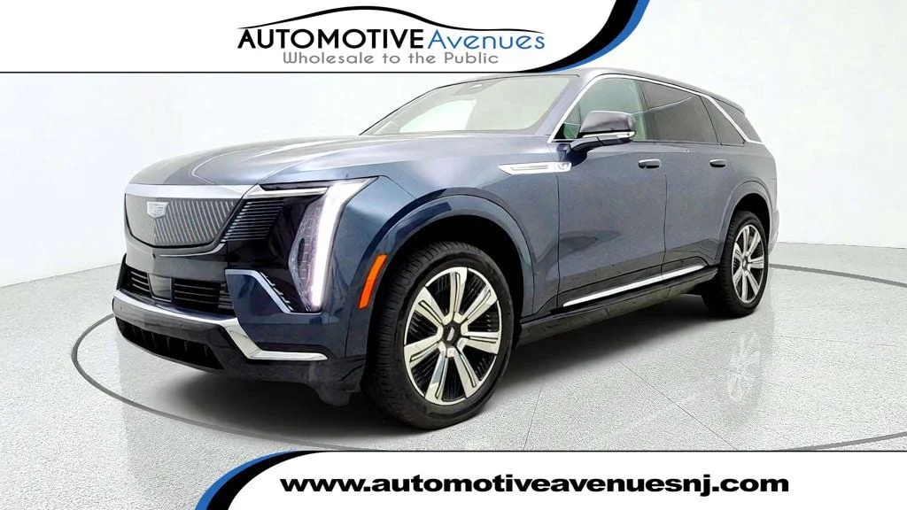 Used 2026 Deep Space Metallic Cadillac AWD 4dr Premium Luxury w/ Executive Second Row Seating image 1