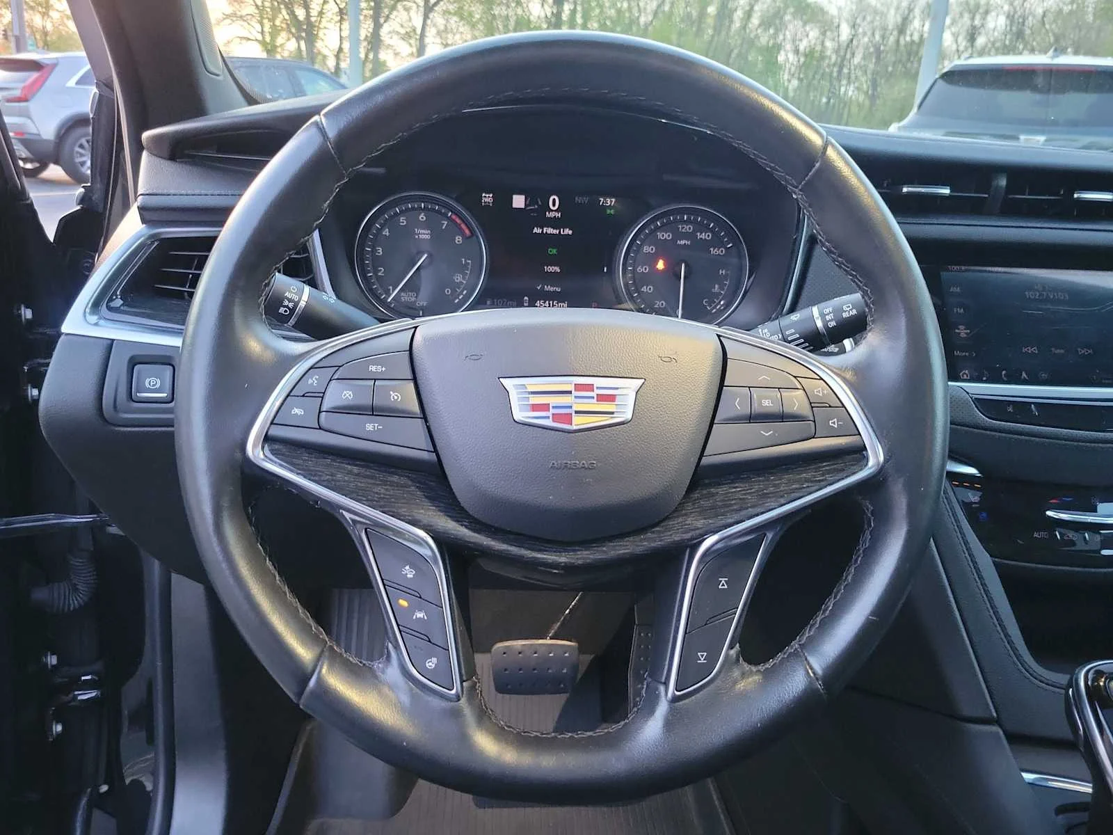 Used 2023 Stellar Black Metallic Cadillac Premium Luxury image 23