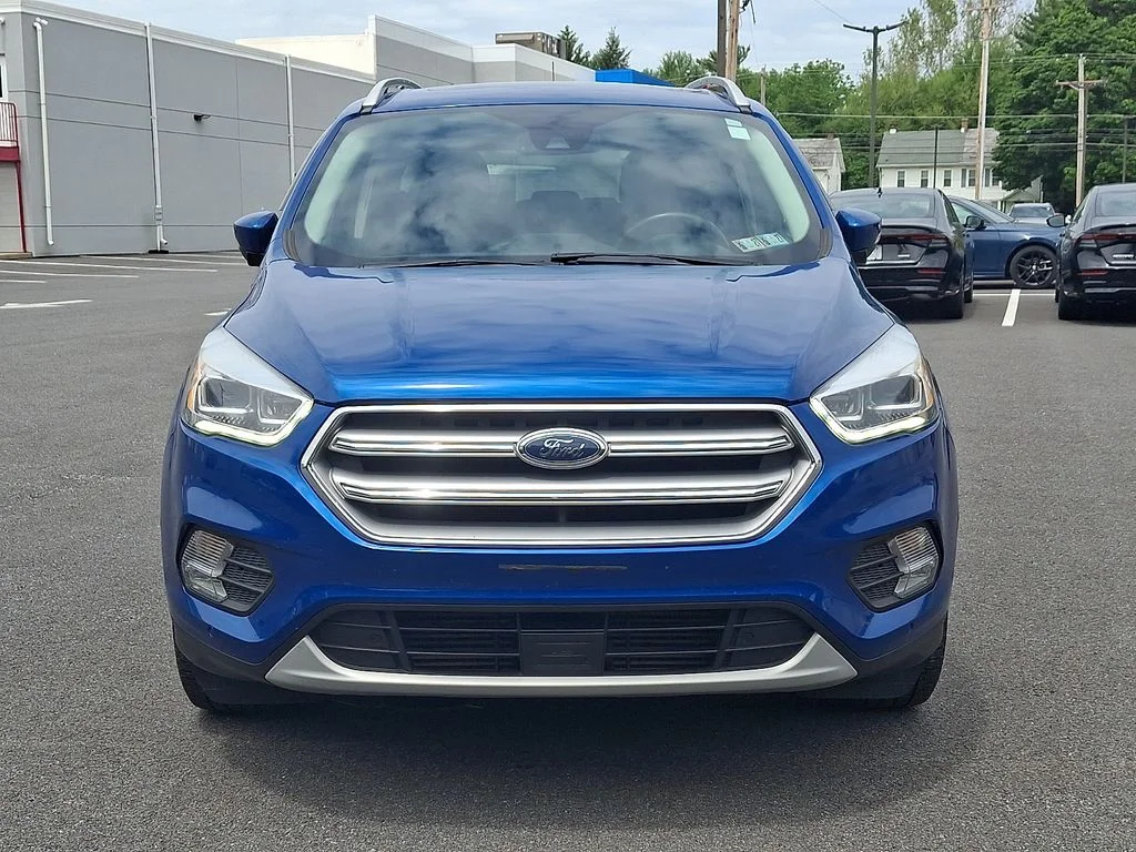 Used 2017 Blue Ford Titanium image 2