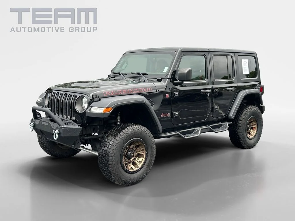 Used 2021 Black Jeep Unlimited Rubicon image 3