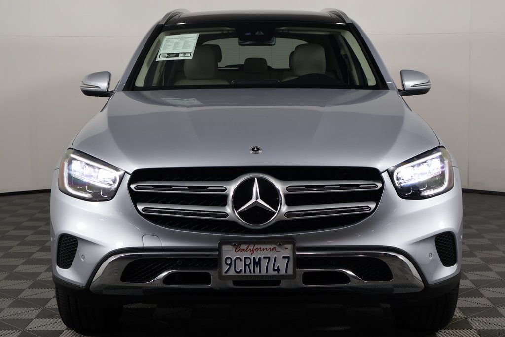 Certified Used 2022 Cirrus Silver Metallic Mercedes-Benz GLC 300 image 2