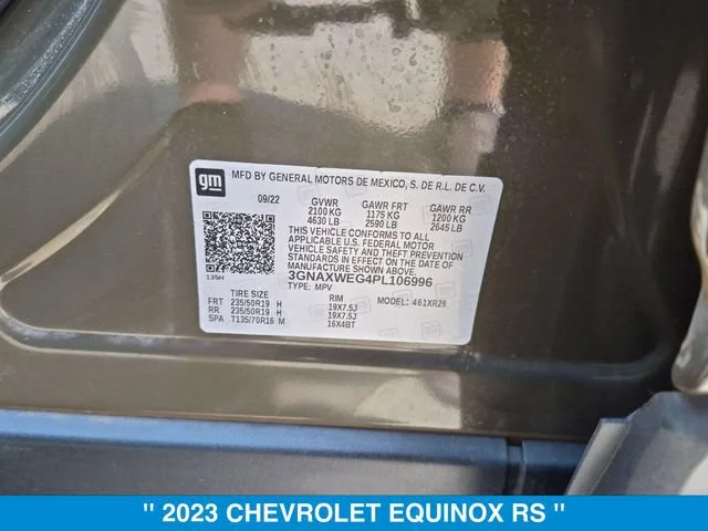 2023 Chevrolet Equinox RS - Photo 36