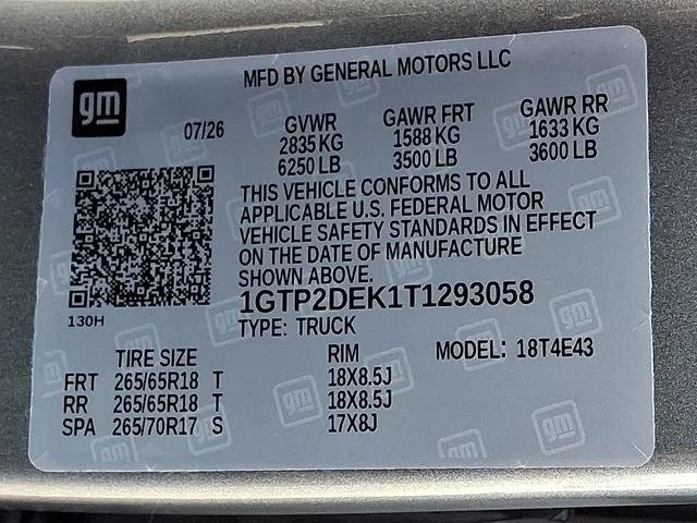 New 2026 Sterling Metallic GMC AT4 image 21